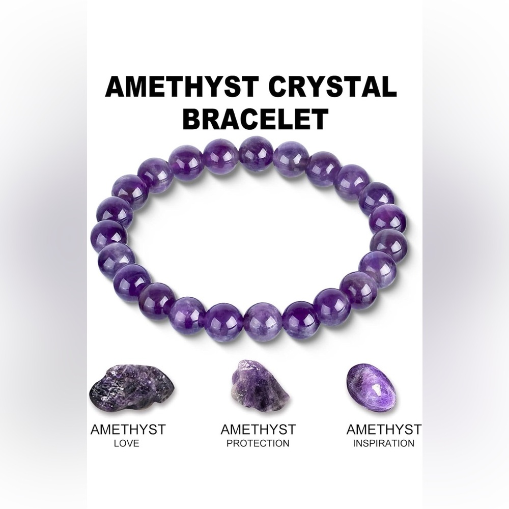 Amethyst Crystal Bracelet